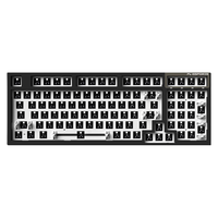 FL·ESPORTS 腹灵 MK980/MK100/MK87/蓝牙/无线2.4G/三模客制化机械套件热插拔RGB MK980-黑色套件
