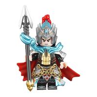 库造工作室收藏级赵云人仔积木三国演义国潮拼装玩具蜀国五虎上将