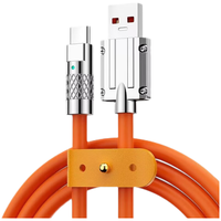 巴蒂尼 超级快充 Type-C充电线 赤橙橘 Micro USB 硅胶 Type-C 6A