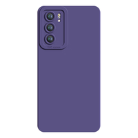 LANGLONG/浪龙 液态硅胶亲肤磨砂软壳 OPPO Reno6手机壳 经典黑