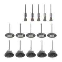  雷蒙 除锈抛光 钢丝轮 钢丝刷 圆柄 带杆  15只