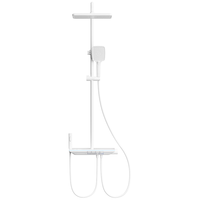 东鹏（DONGPENG）氛围灯恒温淋浴花洒全套装白色空气增压数显钢琴按键沐浴花洒喷头 【440W雅白色冷热控制】 无规格