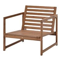 IKEA宜家NAMMARO耐玛瑞户外实木休闲椅阳台沙发椅相思木设计师款
