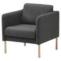 IKEA宜家VISKABACKA维卡拜卡单人沙发扶椅布艺扶手椅靠背椅客厅