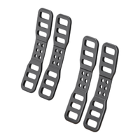 Mixsas行车记录仪固定绑带360后视镜流媒体橡胶条卡扣挂钩橡皮筋通用 4个装