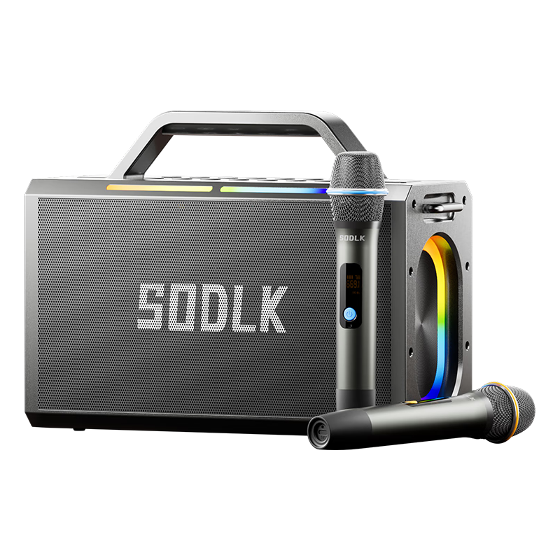  SODLK/声莱客 重低音炮 户外蓝牙音箱+遥控器+话筒