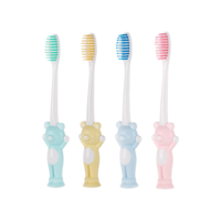 健儿童护齿细丝洁净儿童牙刷5-12岁 极细软毛细丝宝宝牙刷 【主推】小熊软毛牙刷 4支 【轻奢装】小熊八支