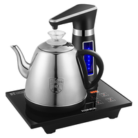 康佳（KONKA）全自动上水壶 电热水壶 电茶壶烧水器 电茶炉茶盘304电烧水壶 茶具泡茶恒温 上水器 KDSH-0808-W 【单抽款】自动旋转|智能控温