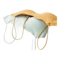 花城诗美背内衣女小胸聚拢抹胸夏季薄款无痕细肩带一体吊带背心运动文胸 短款（两件自选） L