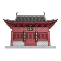 重拾营造榫卯结构积木永乐宫玄帝庙古建筑益智拼搭玩具摆件