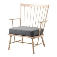 IKEA宜家PERSBOL佩斯博尔扶手椅轻奢简约单人椅休闲椅侘寂椅