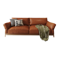 慕思（de RUCCI）慕思旗下沙发品牌艾慕 真皮沙发  家具沙发客厅樱桃木沙发 白色(实木款)-RCW1-210 三人位-2.64m