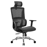 DBL 达宝利 人体工学椅青少年学习转椅黑色