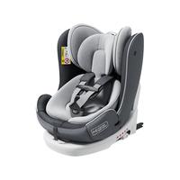 贝影随行 qborn 儿童安全座椅婴幼儿可坐可躺0-12岁i-Size认证 大白熊伯爵灰FM