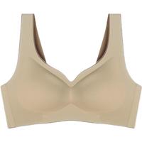 温影(W.YING)无痕内衣女小胸聚拢无钢圈收副乳防下垂调整型美背背扣款闺蜜文胸 肤色 M码(70ABC/75AB 80-105斤)
