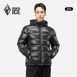 黑冰 【700蓬高充绒】90%鸭绒防泼防风羽绒服 充绒量190g F8902MJ