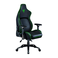 雷蛇(Razer)风神电竞椅 电脑游戏舒适人体工学椅子 腰垫头枕 4D扶手 绿色 风神(雷蛇绿 / 头枕+腰垫)