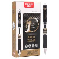 Comix 齐心 K3511 按动式中性笔 0.5mm 黑色