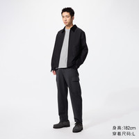 优衣库男装水洗宽松舒适工装九分裤/长裤/休闲起居裤481572 4