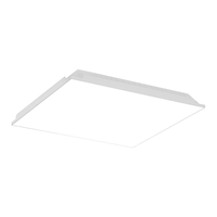 Panasonic松下厨房灯扣板灯300*600 集成吊顶灯 卫生间吸顶灯厨卫平板灯具 【升级18W】300*300方灯