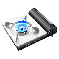 Iwatani 岩谷  燃气灶套装 黑色 (卡式炉+旅行箱+刀夹+气瓶*4)