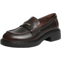 百丽（Belle）海鸥乐福鞋女2026春新质感牛皮平跟舒适通勤单鞋B2972AA6 咖色 34