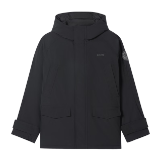  Levi's/李维斯 通勤轻户外 中长款连帽羽绒服