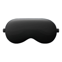 诺兰森迪 眼罩睡眠遮光可调节透气男女士通用睡觉护眼办公旅行真丝 黑色