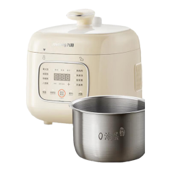 九阳 一键排气 电压力锅  奶油白 3L