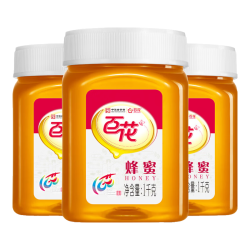 百花牌 百花 蜂蜜 1000g*3瓶