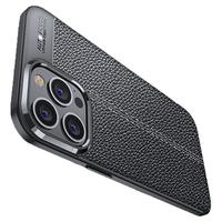 wlons iPhone系列 超薄素皮纹手机壳 石墨黑