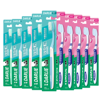 DARLIE 好来 牙刷套装 (柔丝纤洁5支+柔丝深洁5支)
