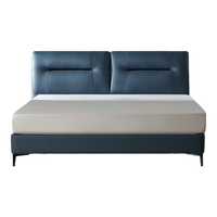 8H JMP5 Sugar真皮床 雾蓝色 180*200cm