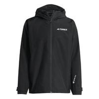 adidas GORE-TEX防水透湿户外运动连帽冲锋衣男阿迪达斯TERREX 黑色