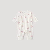巴厘小猪婴儿衣服新生儿春秋纯棉a类哈衣秋季初生儿和尚服52码宝宝连体衣 蒜好鸭 59cm