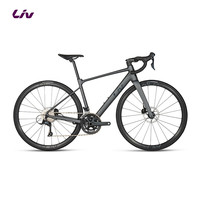 Liv 丽以芙BeLiv 3铝合金18速二代CD油碟全内走全能型公路自行车 全消光星河灰 700C×405MM XS 152-163cm