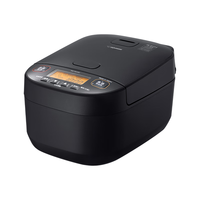 ZOJIRUSHI ZO JIRUSHI）微压电饭煲2-3人日本原装进口智能压力IH多功能3L 自清洗蒸汽口 糙米饭  NW-YAH10C 黑色