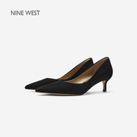88VIP：NINE WEST 明星同款Nine West/玖熙高跟鞋女秋冬不累脚真皮气质通勤细跟单鞋