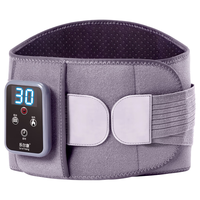 乐尔康（Le er kang）腰部按摩器加热护腰带女保暖热敷暖宫腰带腰部按摩仪腰间盘护腰带突出男送老人父母 石墨烯加热+艾草热敷+3档控温+数码显示 实用送爸爸妈妈生日礼物女友