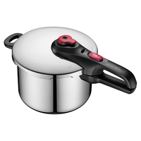 Tefal 特福 高压锅304不锈钢6L大容量家用压力锅快煮电磁炉燃气灶通用100KPa