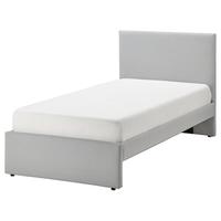 IKEA宜家GLADSTAD莱斯塔软包单人双人床架简约家用小户型储物床