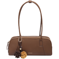 BeLLE/百丽 质感通勤 女士单肩包  中包 啡色