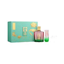 舍得 无处不春风 52度 浓香型白酒500ml*1瓶 赠小酒100ml*1瓶礼盒