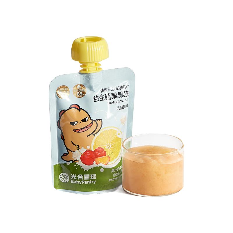  BabyPantry/光合星球 高钙 儿童零食  乳酸菌果冻 85g*4袋 85g