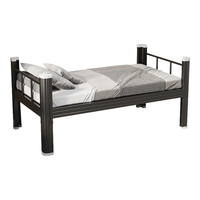 奈高NG(NAIGAO)单人床钢制床学生公寓床加厚单层床免螺丝铁架床1200mm宽升级款