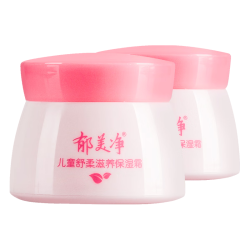 郁美净 儿童面霜鲜奶舒柔滋润补水宝宝面霜3-6-12岁补水鲜奶霜50g*2