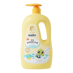 青蛙王子 温和滋养宝宝洗发沐浴露 牛奶精华 500ml