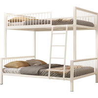 天坛家具 TIANTAN高低床拼接床上1.35m下1.5m可拆上下铺床成人家用 上1.35下1.5m