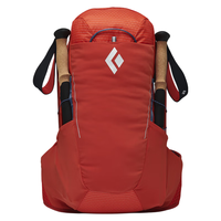 Black Diamond黑钻追求一体背负背包15升户外攀登冲顶包 通用款-红色/墨水蓝-15升 M