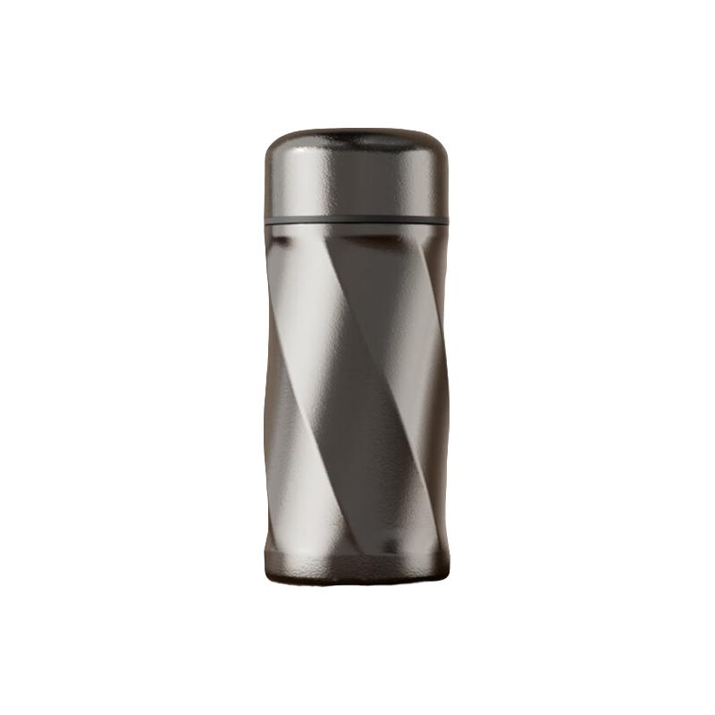 纯钛扭扭杯（有茶漏）200ML-